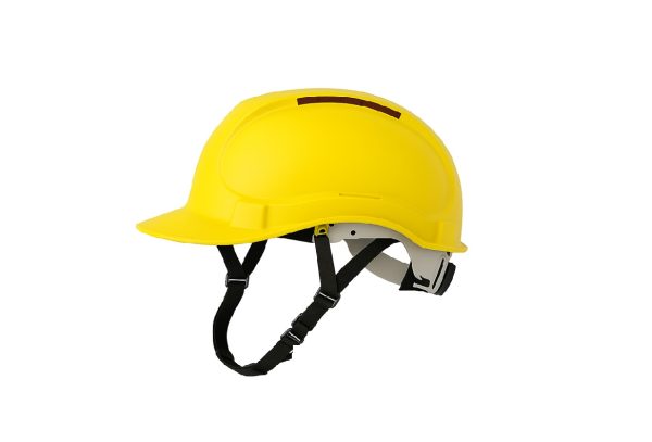 Casco Amarillo C/RatchetC/Barbuq 4apoyos - Imagen 1