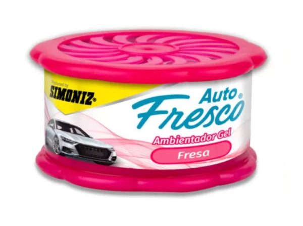 Ambientador Autofresco Gel  Fresa  80gr - Imagen 1