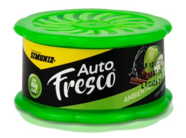 Ambientador Autofresco Gel Manzana Canela 80gr - Imagen 1
